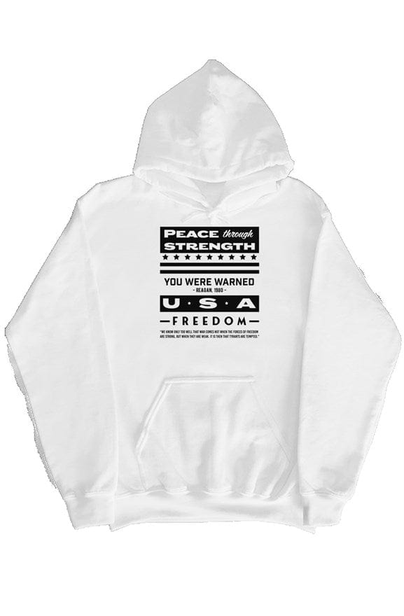 Peace through Strength Pullover Hoodie
